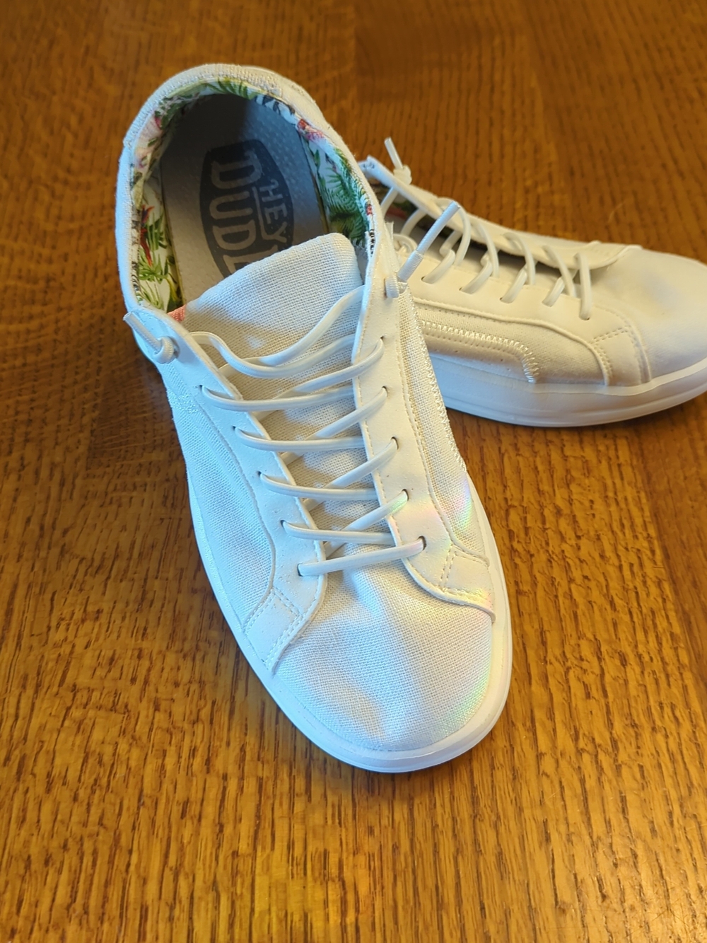 Hey Dude Karina │ Women's Size 9 │ Coconut White │Slip On Casual Shoes │Preowned